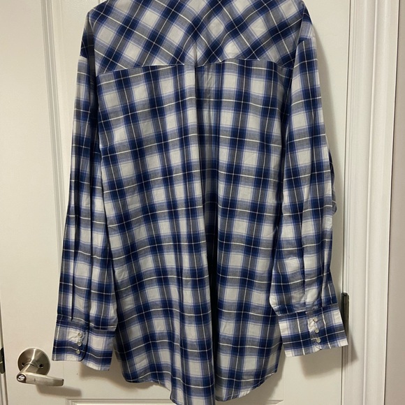 XL Adult Western Style Long Sleeve Shirt - Picture 2 of 6